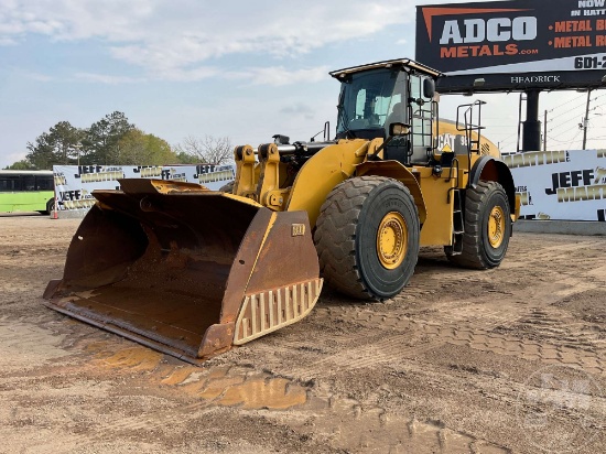 2012 CATERPILLAR 980K WHEEL LOADER SN: CAT0980KKW7K00771