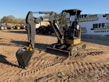 2017 JOHN DEERE 26G MINI EXCAVATOR SN: 1FF026GXPGK262451