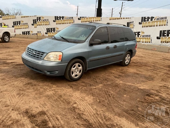 2007 FORD FREESTAR VIN: 2FMZA51687BA13376 2WD MINI-VAN