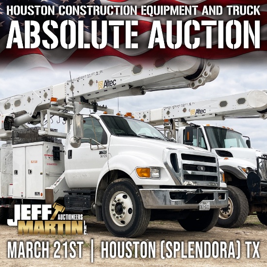 HOUSTON CONSTRUCTION EQUIPMENT AND TRUCK AUCTION