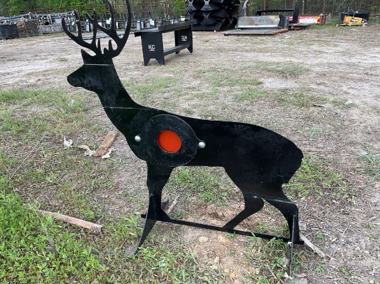 3/8”...... AR500 STEEL DEER SHOOTING TARGET WITH HEART FLAPPER