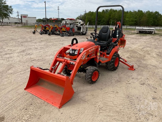 2022 KUBOTA BX23SLSB-R 4X4 LOADER BACKHOE SN: KBUC1DHRLNGF77208