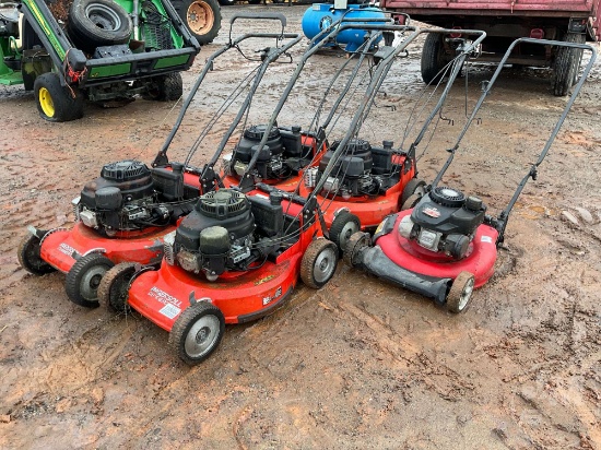 QTY OF (5) PUSH MOWERS