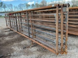 24' CATTLE PANEL W/ 12' GATE, ***SELLING TIMES THE MONEY***