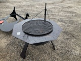CUSTOM FIRE PIT MADE FROM A WHEEL