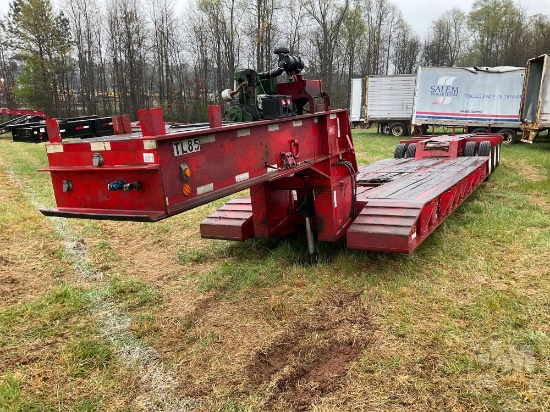 1985 VALUE PM150.3.ARB/USA HYDRAULIC RGN LOWBOY TRAILER VIN: TX9AS4835EB001011