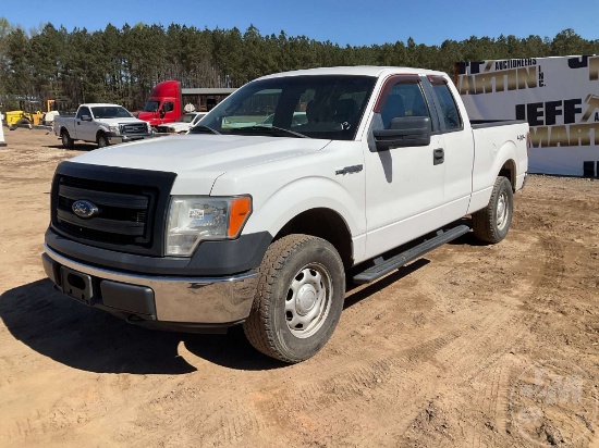 2013 FORD F-150 XL EXTENDED CAB 4X4 PICKUP VIN: 1FTEX1EM6DKF11340