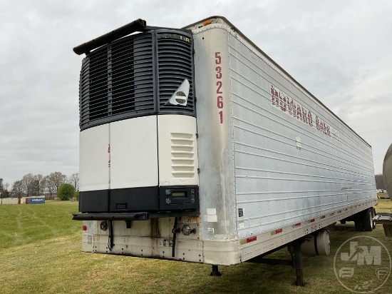 2001 TRAILMOBILE 53'X102" REFRIGERATED VAN TRAILER VIN: 1PT01DNH219005989