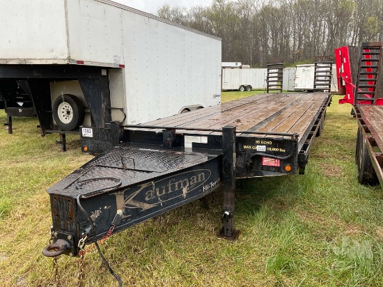 2016 KAUFMAN TRAILERS OF NC TAG A LONG EQUIPMENT TRAILER VIN: 5VGFH3524GL006652