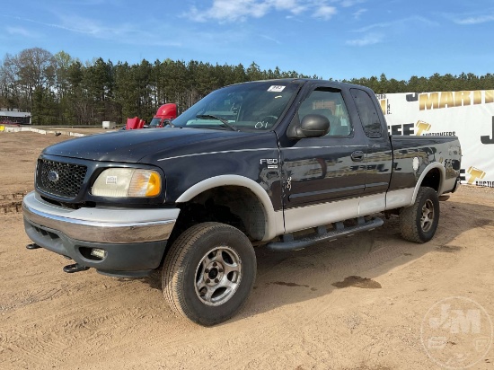 2001 FORD F-150 EXTENDED CAB 4X4 PICKUP VIN: 1FTRX18W91NA55049