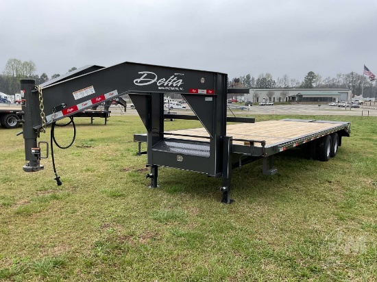 2023 DELTA 210GN 28' FLATBED TRAILER VIN: 4MWGF3020PN061158