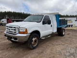 1999 FORD F-550 SINGLE AXLE REGULAR CAB FLATBED TRUCK VIN: 1FDAF56F3XEB91451