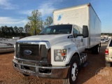 2016 FORD F-650 VIN: 1FDWX6DE1GDA01266 S/A VAN TRCU