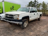 2007 CHEVROLET SILVERADO VIN: 1GCHK23D57F114641 CREW CAB 4X4 3/4 TON PICKUP