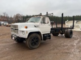 1984 FORD F7000 VIN: 1FDNK70UXEVA01903 S/A POLE TRUCK