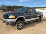 2001 FORD F-150 EXTENDED CAB 4X4 PICKUP VIN: 1FTRX18W91NA55049