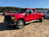 2001 FORD F-350 SUPER DUTY CREW CAB 4X4 1 TON TRUCK VIN: 1FTWW33F71EC41665