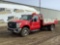 2012 FORD F-350 SINGLE AXLE REGULAR CAB 4X4 FLATBED TRUCK VIN: 1FDRF3HT3CEB44778