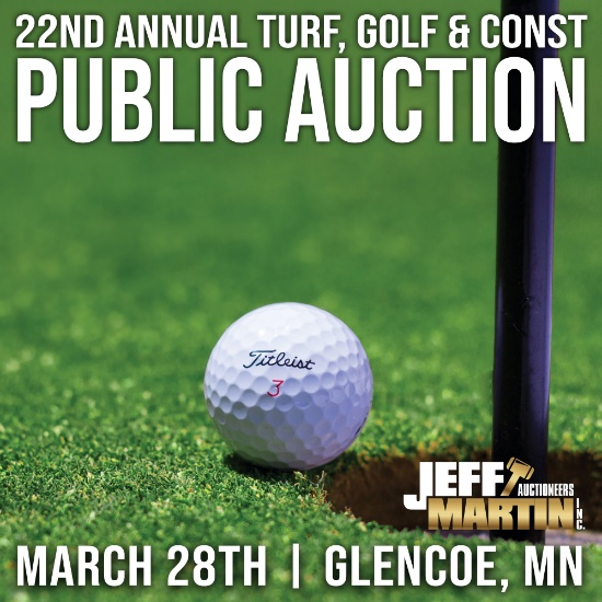 R1 22ND ANNUAL TURF, GOLF, & CONST EQUIP AUCTION