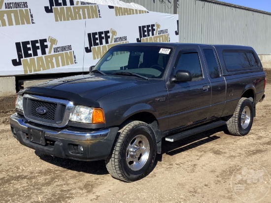 2005 FORD RANGER EXTENDED CAB 4X4 PICKUP VIN: 1FTZR45E45PB08094