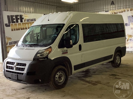 2014 RAM PROMASTER 2500 VIN: 3C6TRVPGXEE116430 FWD PASSENGER VAN