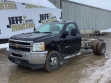 2013 CHEVROLET SILVERADO SINGLE AXLE VIN: 1GB3KZC87DF141944 CAB & CHASSIS