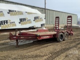 2005 BIG TOW  EQUIPMENT TRAILER 7'X16' VIN: 4KNFB16285L163012