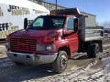 2005 GMC C4 SINGLE AXLE DUMP TRUCK VIN: 1GDE4C1255F518147