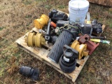 PALLET OF MISC EQUIPMENT PARTS