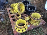 PALLET OF MISC SIZE WHEEL SPACERS