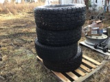 (4) OPEN COUNTRY TOYO A/T 35X12.50R20 TIRES