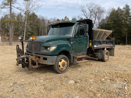 2016 INTERNATIONAL TERRASTAR SFA 4X4 SINGLE AXLE DUMP TRUCK VIN: 1HTKPSKK7GH180395