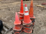 QTY OF SAFETY CONES