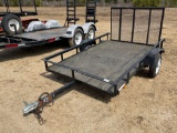 2011 CARRY-ON TRAILER CORP 5X8G UTILITY TRAILER 5'X8' VIN: 4YMUL0811BV025580