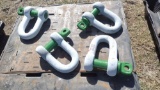 QTY OF (4) HEAVY DUTY SHACKLES