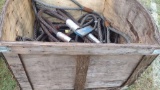 CRATE OF VARIOUS SIZE WIRE ROPE SLINGS