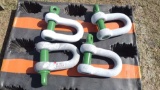 QTY OF (4) HEAVY DUTY SHACKLES