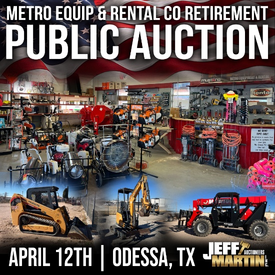 METRO EQUIPMENT & RENTAL CO ABSOLUTE AUCTION