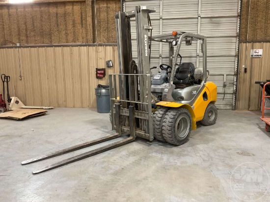 2009 KOMATSU FG30HT-16 PNEUMATIC TIRE FORKLIFT SN: 215291A