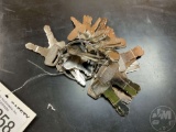 LOT OF MISCELLANEOUS KUBOTA EQUIPMENT KEYS