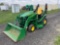 2019 JOHN DEERE 1025R TRACTOR W/LOADER SN: 1LV1025RTKK178480