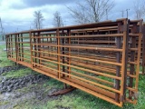 24' CATTLE PANEL W/ 12' GATE, ***SELLING TIMES THE MONEY***