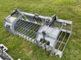 DUAL CYLINDER GRAPPLE BUCKET 84 INCHES