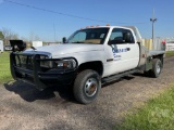 2001 DODGE RAM EXTENDED CAB 4X4 1 TON TRUCK VIN: 1B7MF33631J553657