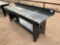 (UNUSED) KC 90”...... X 25”...... WORK BENCH, W/ BOTTOM SHELF