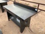 (UNUSED) KC 60”...... X 25”...... WORK BENCH, W/ BOTTOM SHELF