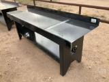 (UNUSED) KC 90”...... X 25”...... WORK BENCH, W/ BOTTOM SHELF