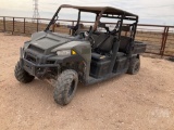 2018 POLARIS RANGER 4X4 CREW CAB UTV SN: 4XARVA873J8503838