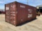 2006 TIANJIN PACIFIC CONTAINER CO 20' CONTAINER SN: ZIMU2891969
