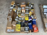 PALLET OF MISC FILTERS , HYDRAULIC, FUEL, OIL